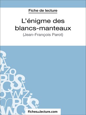 cover image of L'énigme des blancs-manteaux